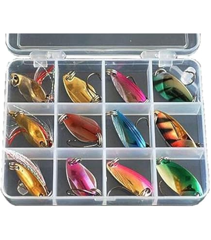 Amazon.co.jp: 【PBルアー】エリアスプーン 管釣りスプーン 6色セット
